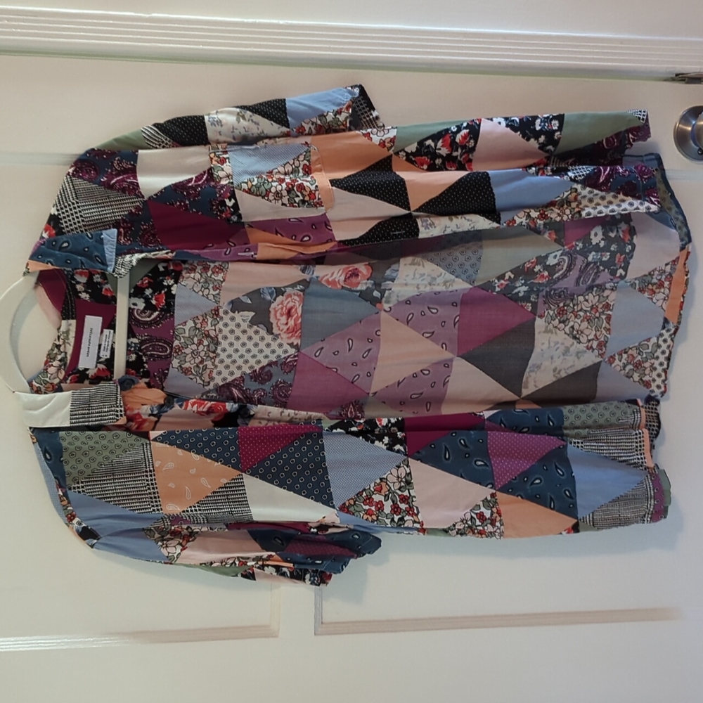 Urban outfitters patchwork button down